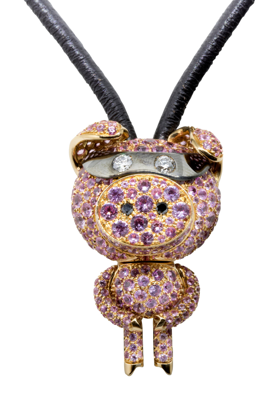 de GRISOGONO Rose Gold Piggy Crazymals Pendant - eJewels