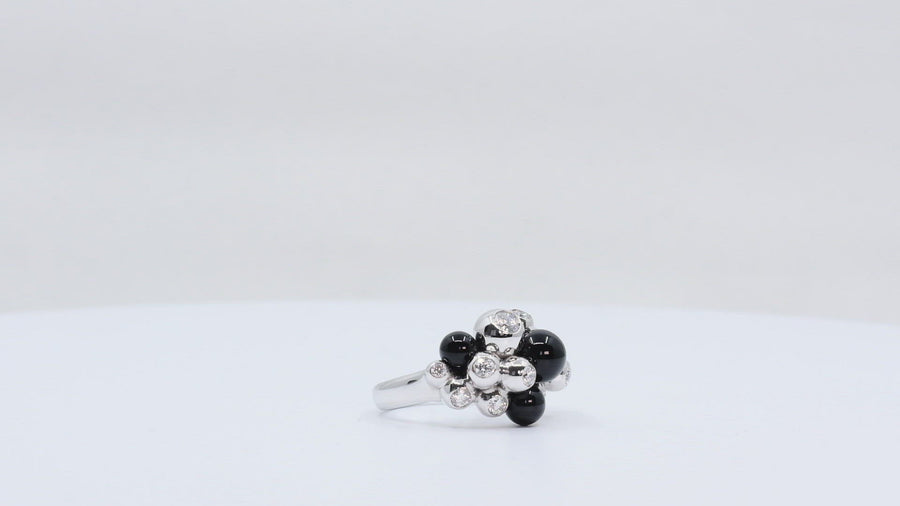 de GRISOGONO White Gold Onyx Ball Ring