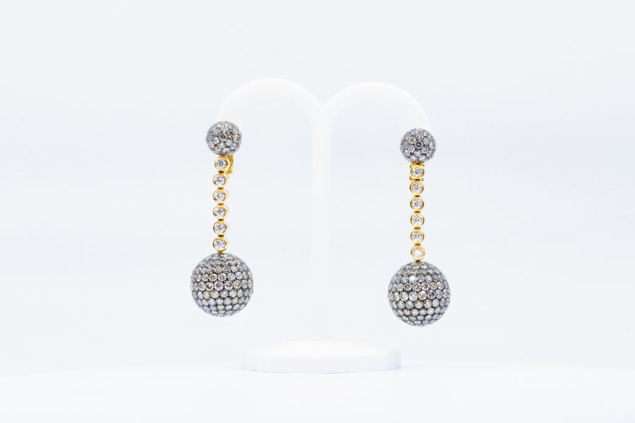 de GRISOGONO Yellow and White Gold Earrings