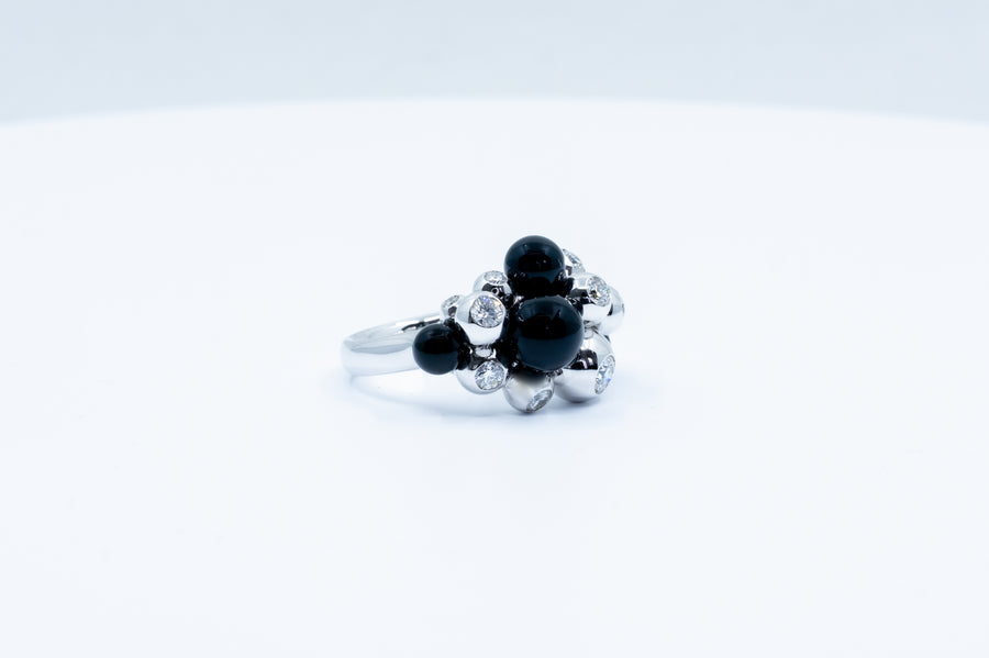 de GRISOGONO White Gold Onyx Ball Ring